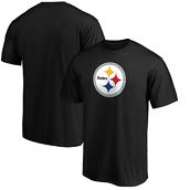 Men's Fanatics Branded Black Pittsburgh Steelers Big & Tall Primary Logo T-Shirt
