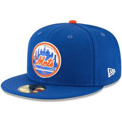Men's New Era Royal New York Mets Cooperstown Collection Logo 59FIFTY Fitted Hat