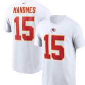Men's Nike Patrick Mahomes White Kansas City Chiefs Name & Number T-Shirt