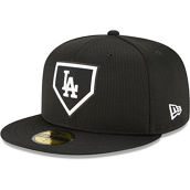 Men's New Era Black Los Angeles Dodgers 2022 Clubhouse 59FIFTY Fitted Hat