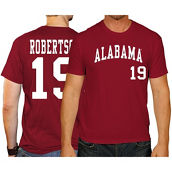 Original Retro Brand Men's David Robertson Crimson Alabama Crimson Tide Baseball Name & Number T-Shirt