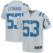 Youth Nike Shaquille Leonard Gray Indianapolis Colts Inverted Team Game Jersey