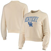Women's Alternative Apparel Cream Kentucky Wildcats Eco-Teddy Baby Champ Tri-Blend Sweatshirt