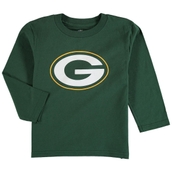 Green Bay Packers Preschool Team Logo Long Sleeve T-Shirt - Green