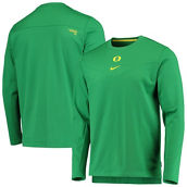 Men's Nike Green Oregon Ducks Football Performance Pullover Sweatshirt