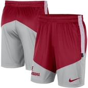 Men's Nike Crimson/Gray Alabama Crimson Tide Team Performance Knit Shorts