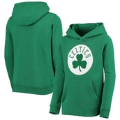 Youth Kelly Green Boston Celtics Primary Logo Fleece Pullover Hoodie