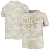 Under Armour Youth Tan Notre Dame Fighting Irish Camo Logo T-Shirt