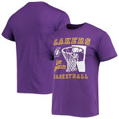 Junk Food Men's Purple Los Angeles Lakers Slam Dunk T-Shirt