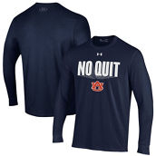 Youth Under Armour Navy Auburn Tigers Unity Bench Long Sleeve T-Shirt