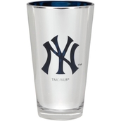 New York Yankees 16oz. Electroplated Pint Glass