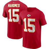 Men's Nike Patrick Mahomes Red Kansas City Chiefs Name & Number T-Shirt