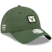 Women's New Era Hunter Green Milwaukee Bucks Mini Patch 9TWENTY Adjustable Hat