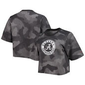 Columbia Women's Gray/Black Alabama Crimson Tide Park Camo Boxy T-Shirt