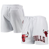 Men's Pro Standard White Chicago Bulls 6x NBA Finals Champions Mesh Capsule Shorts