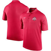 Men's Nike Scarlet Ohio State Buckeyes Primary Logo Varsity Performance Polo