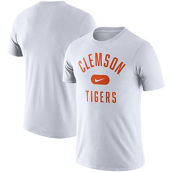 Men's Nike White Clemson Tigers Team Arch T-Shirt