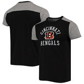 Majestic Threads Men's Threads Black/Gray Cincinnati Bengals Field Goal Slub T-Shirt