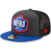 Men's New Era Graphite/Royal Buffalo Bills 2021 NFL Draft On-Stage 59FIFTY Fitted Hat
