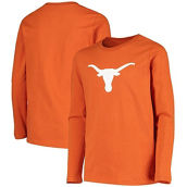 Youth Texas Orange Texas Longhorns Primary Logo Long Sleeve T-Shirt
