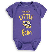 Infant Purple LSU Tigers Daddy's Little Fan Creeper