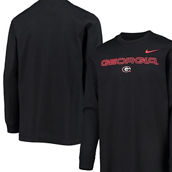 Youth Nike Black Georgia Bulldogs 2021 Team Issue Long Sleeve T-Shirt