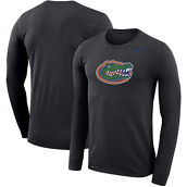 Men's Nike Black Florida Gators School Logo Legend Performance Long Sleeve T-Shirt