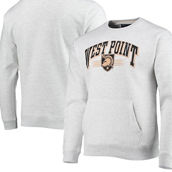 League Collegiate Wear Men's Heathered Gray Army Black Knights Upperclassman Pocket Pullover Sweatshirt