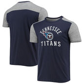Majestic Threads Men's Threads Navy/Gray Tennessee Titans Field Goal Slub T-Shirt