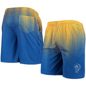 Men's FOCO Gold/Royal Los Angeles Rams Historic Logo Pixel Gradient Training Shorts