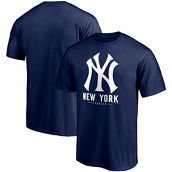 Men's Fanatics Branded Navy New York Yankees Big & Tall Primary Wordmark T-Shirt