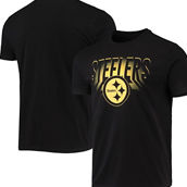 Men's Junk Food Black Pittsburgh Steelers Spotlight T-Shirt