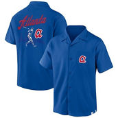 Men's Fanatics Branded Royal Atlanta Braves Proven Winner Camp Button-Up Shirt