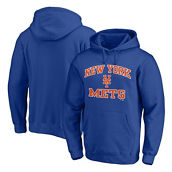 Men's Fanatics Branded Royal New York Mets Heart & Soul Fitted Pullover Hoodie