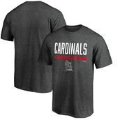 Fanatics Branded Men's Charcoal St. Louis Cardinals Win Stripe T-Shirt