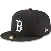 Men's New Era Black Boston Red Sox 59FIFTY Fitted Hat