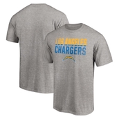 Men's Fanatics Branded Heathered Gray Los Angeles Chargers Fade Out T-Shirt