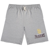 Men's Heathered Gray San Diego Padres Big & Tall French Terry Shorts