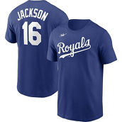 Men's Nike Bo Jackson Royal Kansas City Royals Cooperstown Collection Name & Number T-Shirt