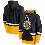 Men's Fanatics Branded Black Boston Bruins Big & Tall First Battle Power Play Pullover Hoodie