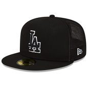 Men's New Era Black Los Angeles Dodgers 2022 Batting Practice 59FIFTY Fitted Hat