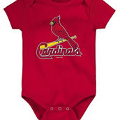 Newborn & Infant Red St. Louis Cardinals Primary Logo Bodysuit