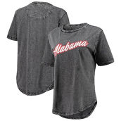 Women's Pressbox Black Alabama Crimson Tide Shortstop Mineral Wash T-Shirt