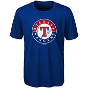 Youth Royal Texas Rangers Primary Logo Team T-Shirt