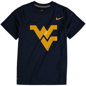 Youth Nike Navy West Virginia Mountaineers Logo Legend Dri-FIT T-Shirt