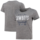 Women's New Era Gray Dallas Cowboys Tri-Blend T-Shirt