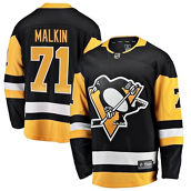Men's Fanatics Branded Evgeni Malkin Black Pittsburgh Penguins Breakaway Player Jersey