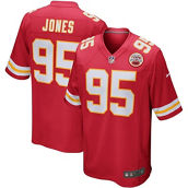 Men's Nike Chris Jones Red Kansas City Chiefs Player Game Jersey