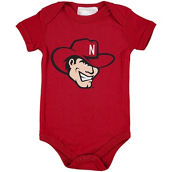 Infant Scarlet Nebraska Huskers Big Logo Bodysuit
