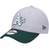 Youth New Era Gray Oakland Athletics Clutch 9FORTY Adjustable Hat
